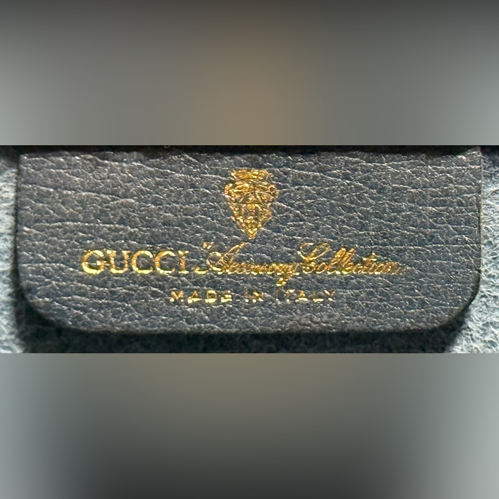GUCCI Vintage GG Canvas Sherry Line Clutch - Picture 15 of 16